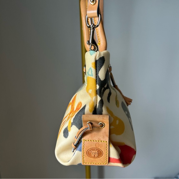 Vintage Dooney & Bourke Hands Print Satchel Crossbody bag Made in USA - Picture 4 of 11